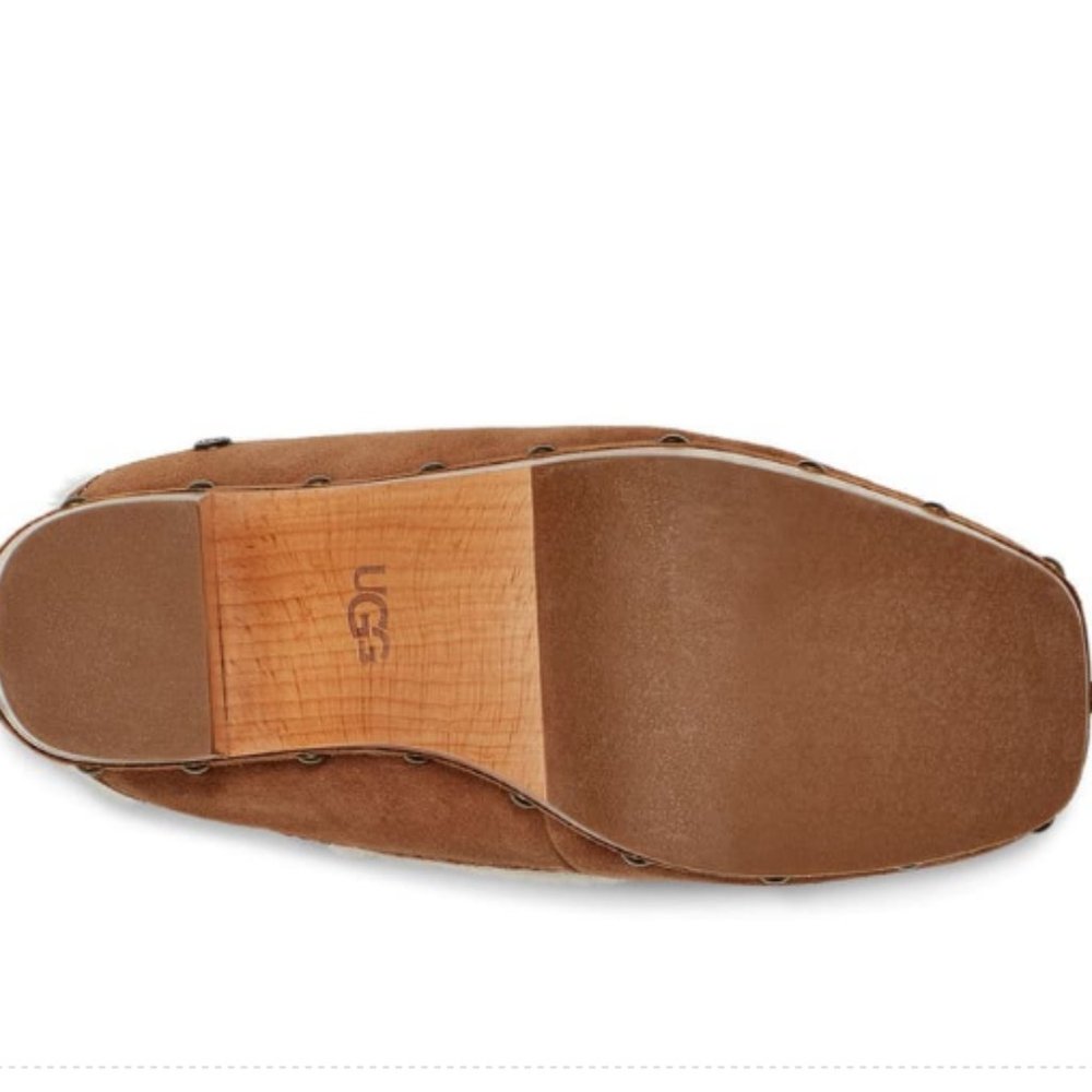 POPULAR UGG Aubriana Wooden Clog Chestnut Brown - Picture 4 of 12